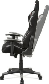 Sconto Kancelárska stolička NIKI sivá/čierna