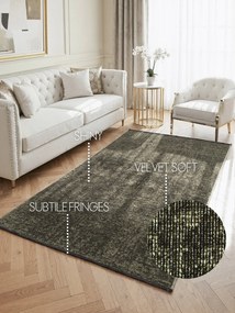 ELLE Decoration, Kusový koberec Brilliance Prisma 106313 Green z kolekcie Elle, 80x150, zelená, obývacia izba