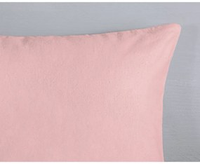 Ružové flanelové detské obliečky na jednolôžko 140x200 cm Ladida – Good Morning