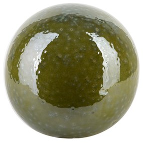 Keramická dekorativní koule Saggio 11 cm zelená