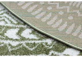 Okrúhly koberec FUN Napkin obrúsok - zelený Veľkosť: kruh 120 cm