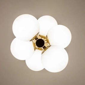 Brilagi - LED Luster na lanku MILLA 6xG9/3W/230V zlatá/biela