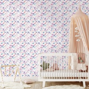 Fototapeta pastelový kvetinový vzor