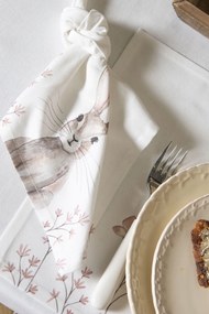 Kuchynská zástera s motívom králikov Rustic Easter Bunny - 70 * 85 cm