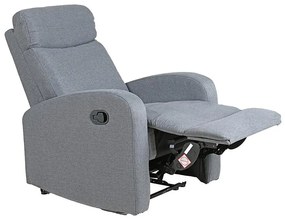 Kreslo Sophie sivá s relaxačnou funkciou