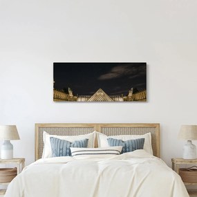 Obraz - Louvre v noci (120x50 cm)