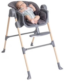 Chicco - Detská jedálenská stolička Polly Essential - šedá
