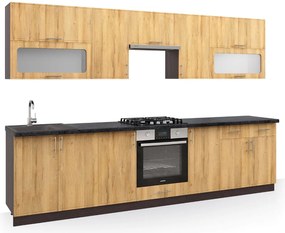 Kuchynská linka 300 FIJONA, dub wotan-wenge