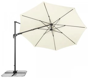 Derby RAVENNA 330 cm - veľký záhradný výkyvný slnečník s bočnou tyčou : Barvy slunečníků - 820