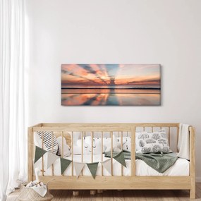 Obraz slnečných lúčov nad Daytonskú pláži (120x50 cm)