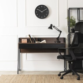 JAKS Písací stôl tmavo hnedý Cass 120 cm
