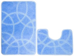 Sada kúpeľňových koberčekov MONZA modrá