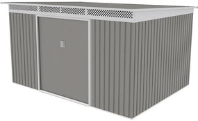 G21 Záhradný domček GRAH 915 - 340 x 269 cm, metalický šedý 63900994