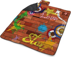 Sablio Plážová deka Múr: 200x140 cm