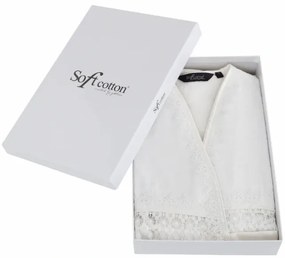 Soft Cotton Dámsky elegantný župan DEMET v darčekovom balení