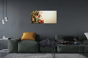 Obraz na plátne Vetvičky darčeky perník kužele 140x70 cm