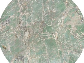 Jedálenský stôl Giacomo (zelený mramor + čierna) (pre 4 osoby). Vlastná spoľahlivá doprava až k Vám domov. 1092394