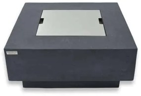 Stôl s plynovým ohniskom MANHATTAN - Dark Grey
