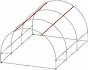 TRENDIE Fóliovník 3x4,5m biely PREMIUM