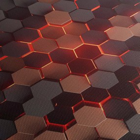 Obraz - Futuristická abstrakcia (s hodinami) (90x30 cm)