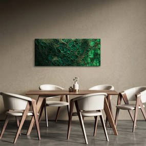 Obraz - Zelený mikroskopický záber (120x50 cm)