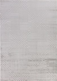 Ayyildiz, Koberec behúň Sahara 1112 Silver, 80x250, šedá, obývacia izba
