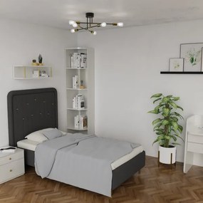 Luster na tyči FLAME 6xE27/60W/230V čierna/zlatá