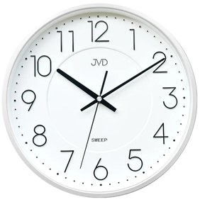 Dizajnové nástenné hodiny JVD HX2495.2 (31 cm) – biele