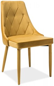 Jedálenská stolička Trix Velvet - kari