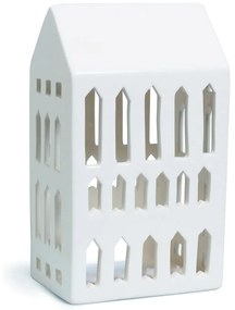Biely keramický svietnik Kähler Design Urbania Lighthouse Church