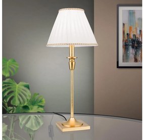 Orion LA 4-1049/1 - Stolná lampa FONSA 1xE27/60W/230V biela/zlatá