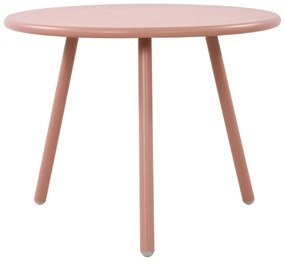 Konferenčný stolík Minot - v45 x Ø60 cm - Ružová