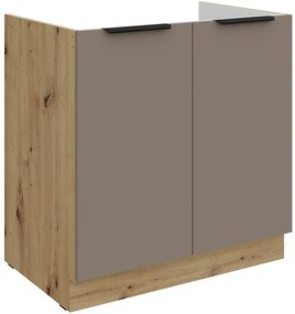 Kuchynská skrinka Aria-Ta/Ar Anti Fingerprint 80zl 2f Bb