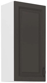 Kuchynská skrinka STILO grafit mat/biely 45g-90 1f