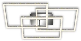 Brilo - LED Stmievateľné stropné svietidlo FRAME LED/57W/230V 3000K matný chróm BL1831