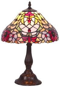 Rabalux 8090 - Tiffany vitrážová stolná lampa MIRELLA 1xE27/60W/230V