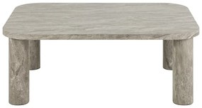 Svetlosivý konferenčný stolík v dekore mramoru 75x100 cm Solano – Actona