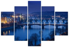 Obraz pražských mostov (150x105 cm)