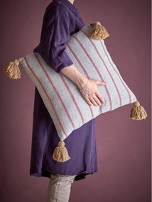 Dekoračný vankúš z recyklovanej bavlny 45x45 cm Eviaya – Bloomingville