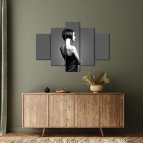 Obraz elegantnej ženy (150x105 cm)