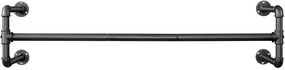 Nástenný vešiak na oblečenie čierny