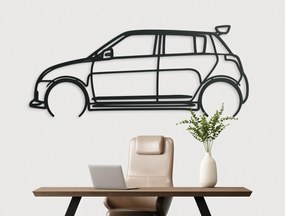 drevko Obraz Suzuki Swift 08 Rozmer obrazu: 36 x 86 cm, Farba dekorácie: Čierna