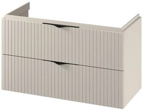 Cersanit S1015-013 - Závesná kúpeľňová skrinka pod umývadlo TIRSO 100x45 cm béžová