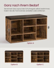 Botník so sedením LHS009B01