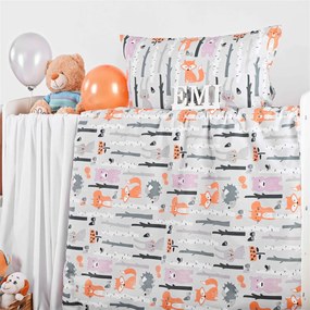 Obliečky detské bavlnené Líška EMI: Detský set 90x130 + 45x65