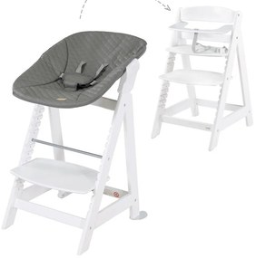 Biela jedálenská stolička Luxe – Roba