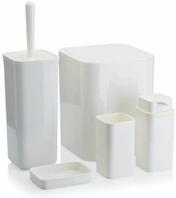 Sada kúpeľňových doplnkov Sierra, biela