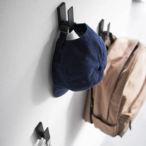 Čierne nástenné kovové háčiky v súprave 3 ks Tower – YAMAZAKI