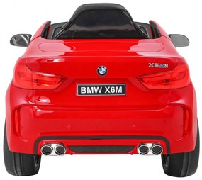 Elektrické autíčko BMW X6 M lakované - červené