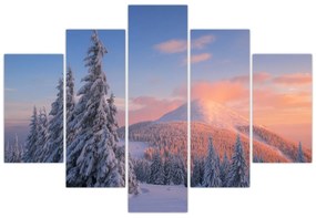 Obraz - Zimná krajina (150x105 cm)